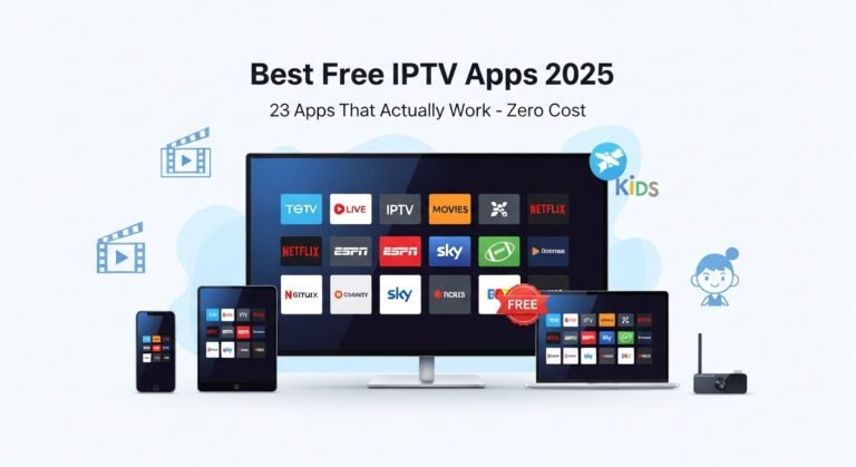 23 Best Free IPTV Apps That Actually Work in 2025 (Zero Cost)
