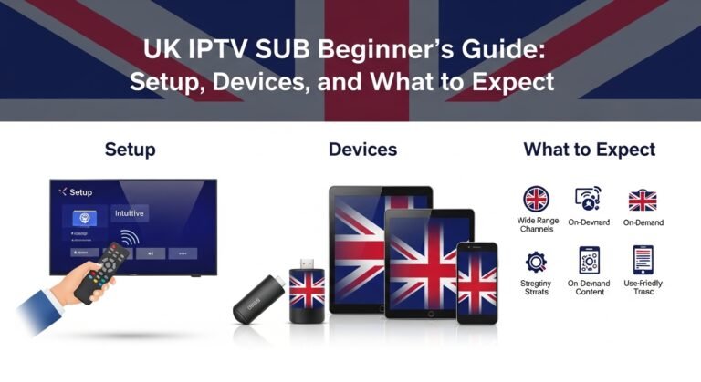 UK IPTV SUB Beginner’s Guide: Setup, Devices, and What to Expect