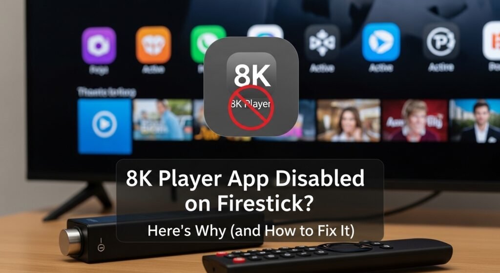 8K Player VIP Disabled on Firestick? Here’s Why (and How to Fix It)